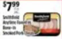 Pioneer Supermarkets Smithfield Anytime Favorites Bone-In Smoked Pork Chops offer