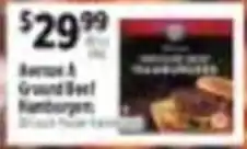 Pioneer Supermarkets Avenue Ground Beef Hamburgers offer