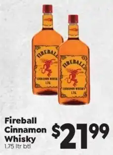 Sentry Fireball Cinnamon Whisky offer