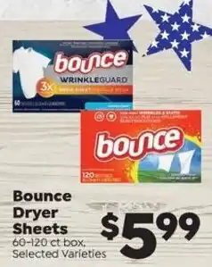 Sentry Bounce Dryer Sheets offer
