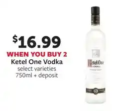 Fareway Ketel One Vodka offer