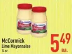 Strack & Van Til McCormick Lime Mayonnaise offer
