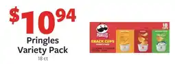 Fareway Pringles snack cups variety pack offer