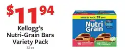 Fareway Kellogg's Nutri-Grain Bars offer