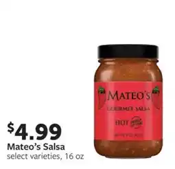 Fareway Mateo's Salsa offer