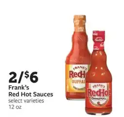 Fareway Frank's Red Hot Sauces offer