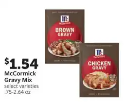 Fareway McCormick Gravy Mix offer