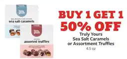 Fareway Truly Yours Sea Salt Caramels or Assortment Truffles offer