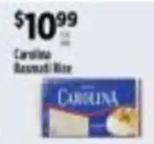 Pioneer Supermarkets Carolina basmati rice offer