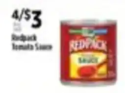 Pioneer Supermarkets Redpack tomato sauce offer