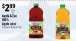 Pioneer Supermarkets Apple & Eve 100% Apple Juice offer