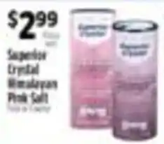 Pioneer Supermarkets Superior Crystal Himalayan Pink Salt offer