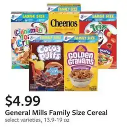 Fareway General Mills Family Size Cereal offer