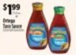 Pioneer Supermarkets Ortega Taco Sauce offer
