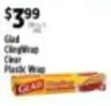 Pioneer Supermarkets Glad cling wrap clear plastic wrap offer