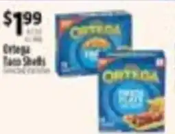 Pioneer Supermarkets Ortega taco shells offer