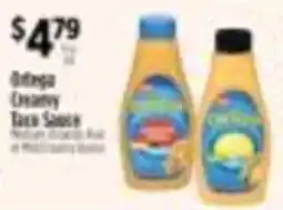 Pioneer Supermarkets Omega Creamy Taco Sauce offer
