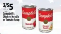 Pioneer Supermarkets Campbell's Chicken Noodle or Tomato Soup offer