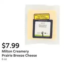 Fareway Milton Creamery Prairie Breeze Cheese offer