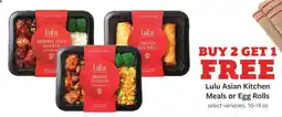 Fareway Lulu Asian Kitchen Meals or Egg Rolls offer