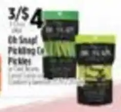Pioneer Supermarkets Oh Snap! Pickling Cucumbers offer