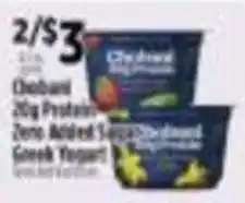 Pioneer Supermarkets Chobani Greek Yogurt offer