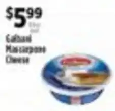Pioneer Supermarkets Galfani Mascarpone Cheese offer