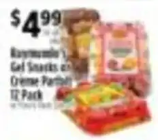 Pioneer Supermarkets Raymond's Gel Snacks en Creme Partiel offer