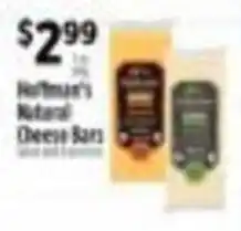Pioneer Supermarkets Hoffman's Natural Cheese Bars offer
