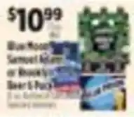 Pioneer Supermarkets Blue Moon Samuel Adams or Brooklyn Beer 6 Pack offer