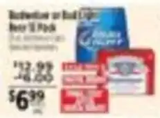Pioneer Supermarkets Budweiser or Bud Light Beer 12 Pack offer