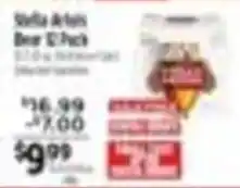Pioneer Supermarkets Stella Artois Beer 2-Pack offer