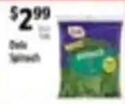 Pioneer Supermarkets Delta Spinach offer