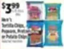 Pioneer Supermarkets Iva's Tortilla Chips, Avocados, Pretzels or Potato Chips offer