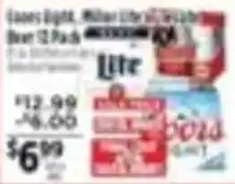 Pioneer Supermarkets Miller Lite offer