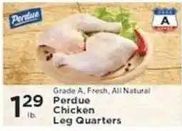 Pioneer Supermarkets Perdue chicken leg quarters offer
