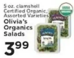 Pioneer Supermarkets Olivia's Organics Salads offer