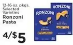 Pioneer Supermarkets Ronzoni Pasta offer