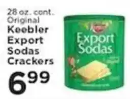 Pioneer Supermarkets Original Keebler Export Sodas Crackers offer
