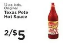 Pioneer Supermarkets Texas Pete Hot Sauce offer