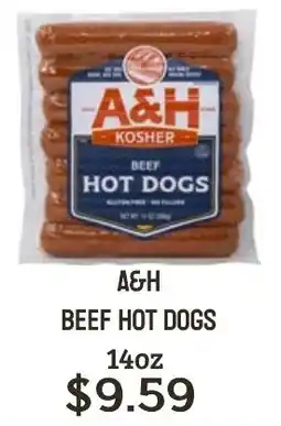 Seven Mile Market A&H beef hot dogs offer