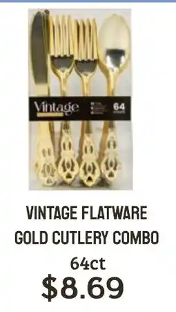 Seven Mile Market Vintage gold cutlery combo offer