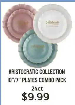 Seven Mile Market Aristocratic collection 10"/7" plates combo pack offer