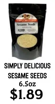 Seven Mile Market Simply delicious sesame seeds offer