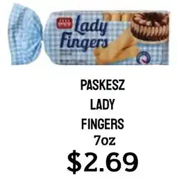 Seven Mile Market Paskesz lady fingers offer