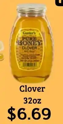 Seven Mile Market Gunter's pure honey clover offer
