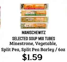 Seven Mile Market Manischewitz selected soup mix tubes offer