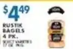 Associated Rustik Bagels offer