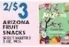 Associated Arizona fruit snacks offer