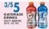 Associated Gatorade drinks offer